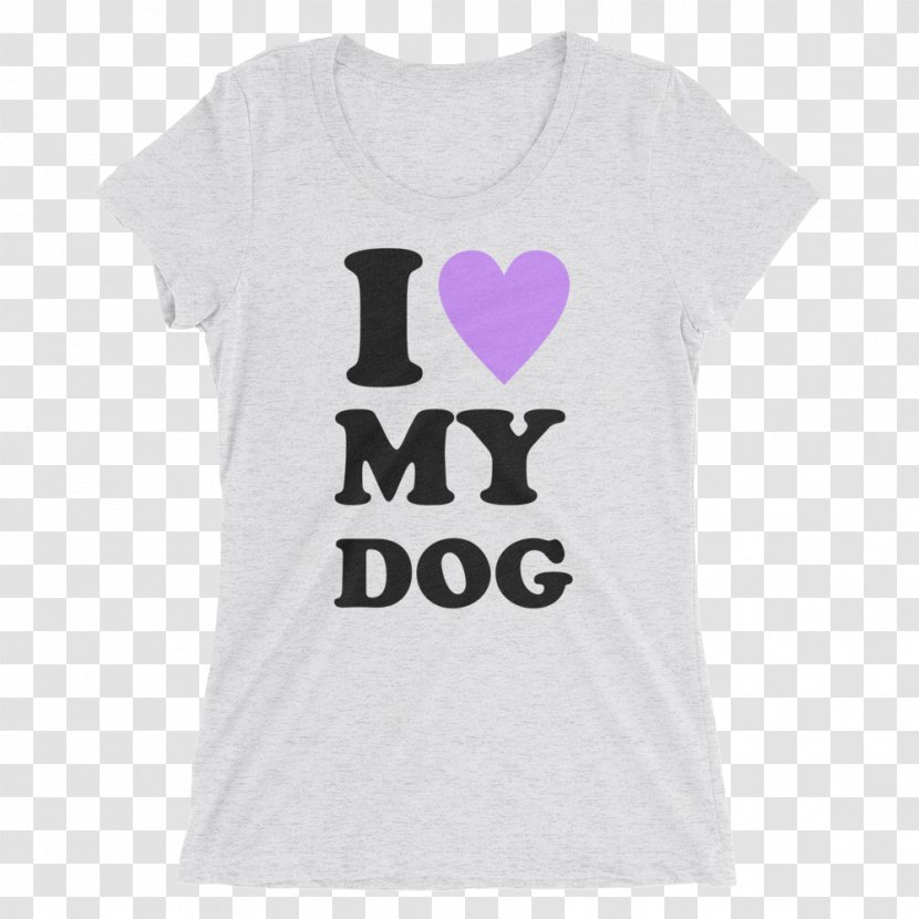 T-shirt Father Infant Baby & Toddler One-Pieces Bib - Heart - I Love My Dog Transparent PNG