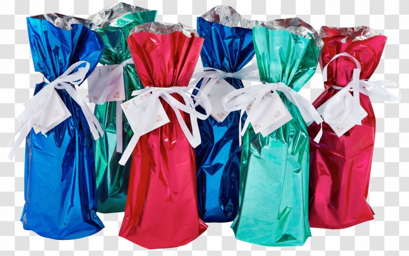 Gift Wrapping Plastic Ribbon Bag - Goodie Transparent PNG
