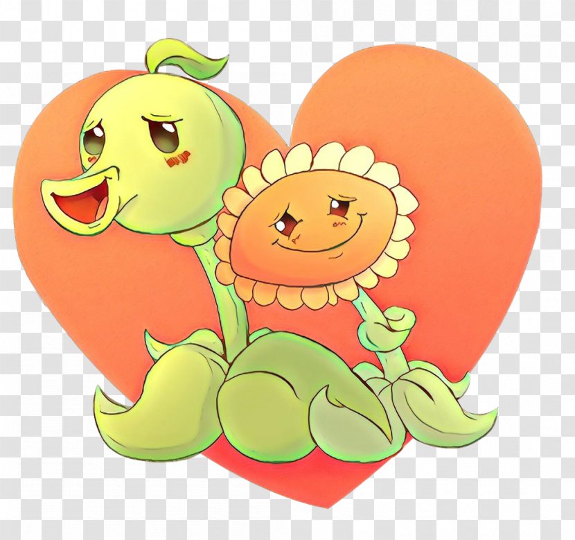 Sunflower Plants Vs Zombies - Smile Cartoon Transparent PNG