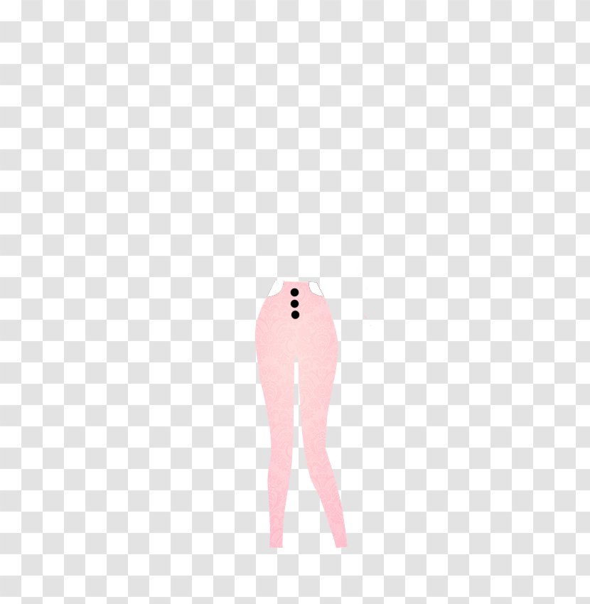 Shoulder Leggings Pink M - Trousers - Dream Doll Transparent PNG