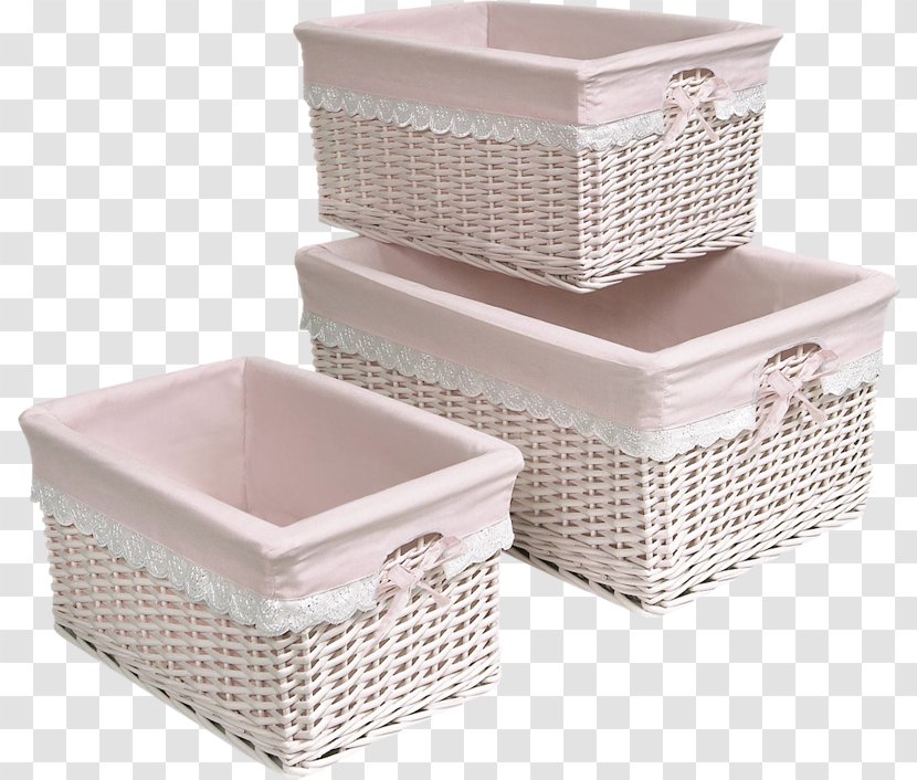 Storage Basket Wicker White Woven Fabric - Picnic - Food Containers Transparent PNG