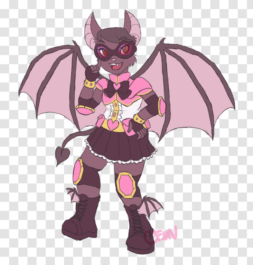 Batgirl Demon Giant Panda Woman - Watercolor - Tracing Vampire Bat Drawings Transparent PNG