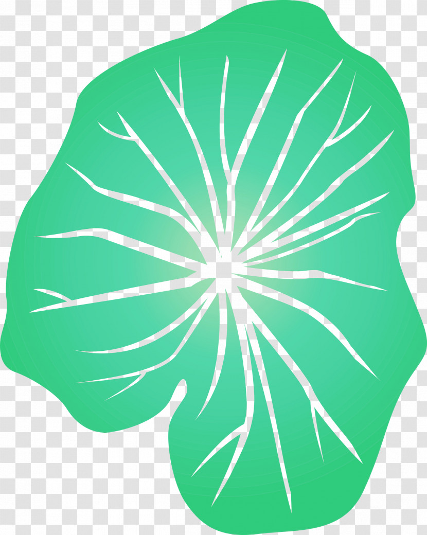 Leaf Petal Green Flower Line Transparent PNG
