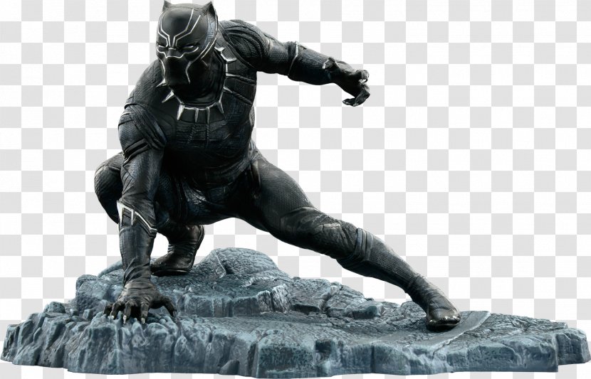 Black Panther Statue Captain America Punisher Marvel Cinematic Universe - Fictional Character Transparent PNG