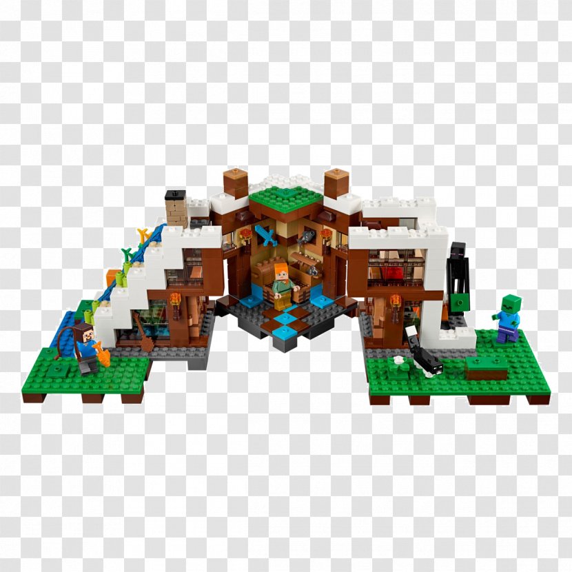 LEGO 21134 Minecraft The Waterfall Base Lego 21137 Mountain Cave - 21114 Farm - Toy Block Transparent PNG