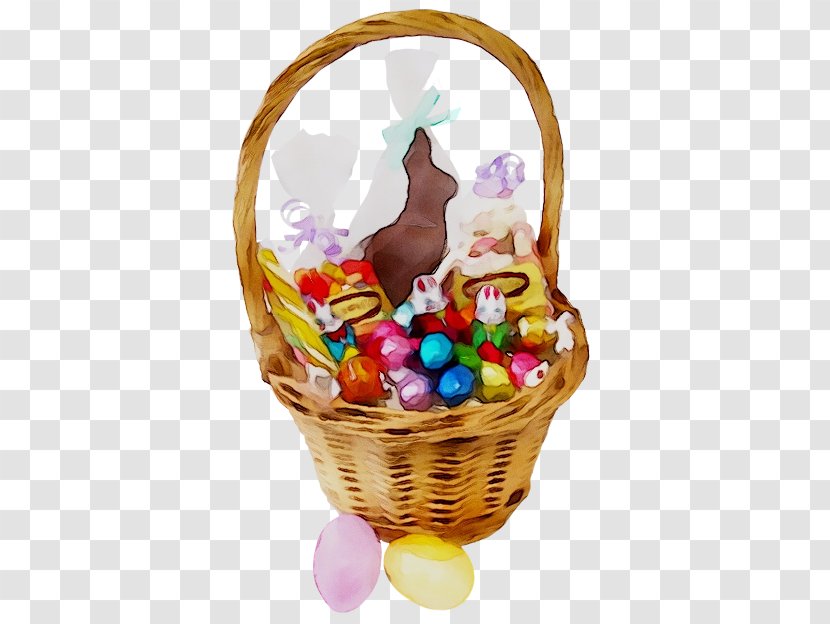 Easter Bunny Egg Basket - Hamper Transparent PNG
