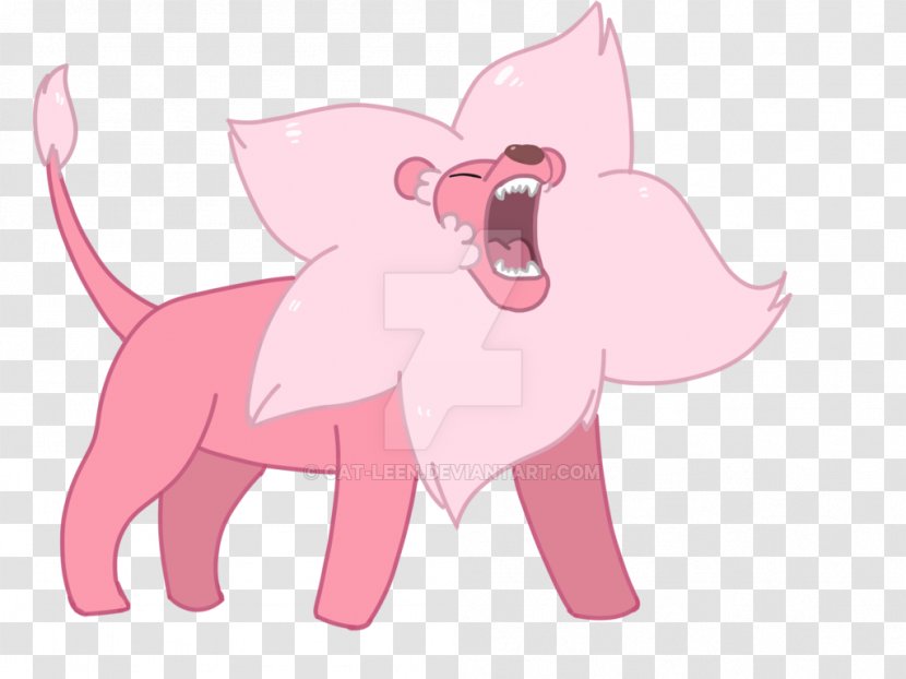 Puppy Lion Cat Waddles Roar - Flower Transparent PNG