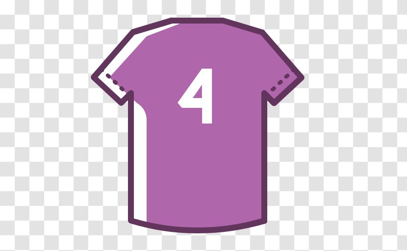 Jersey T-shirt Football Sports - Purple Transparent PNG