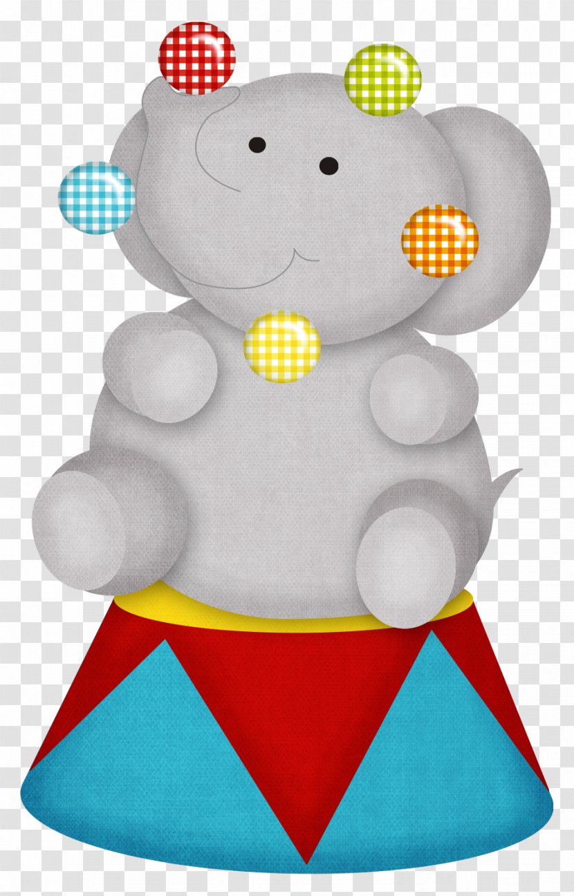 Circus Elephant Clown Clip Art - Juggling - Cliparts Transparent PNG