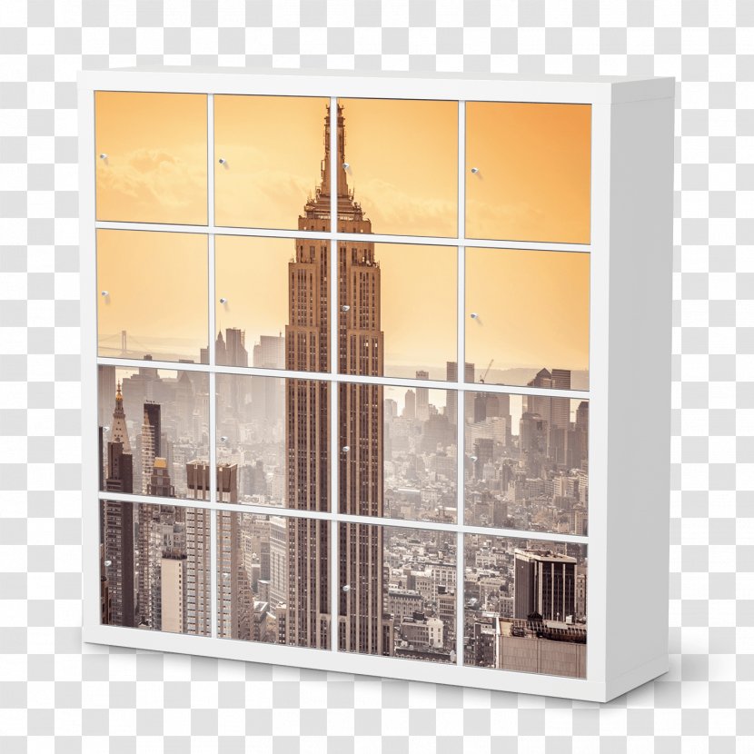 Expedit Window Shelf Empire State Building Armoires & Wardrobes Transparent PNG