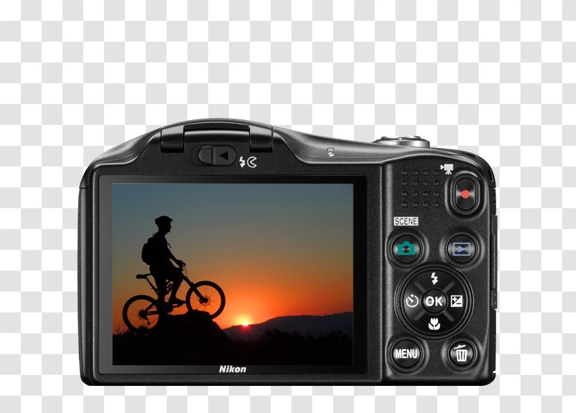 Point-and-shoot Camera AA Battery Nikon Electric - Photography - Digital Video Recorders Transparent PNG