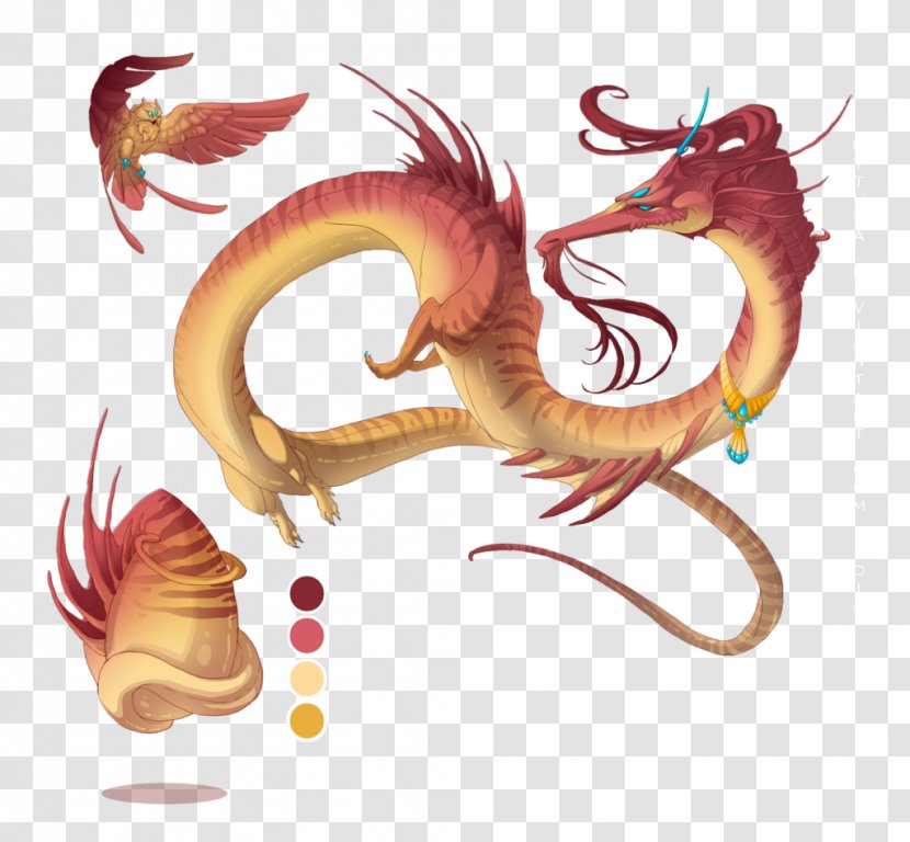 Chinese Dragon Hatching Drawing Transparent PNG