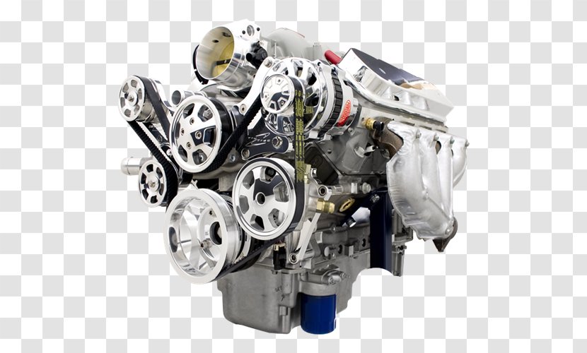 LS Based GM Small-block Engine Chevrolet Camaro Serpentine Belt Cylinder Block - Machine Transparent PNG