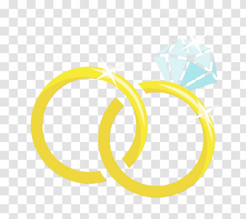 Wedding Ring Clip Art Engagement Diamond - Cartoon Transparent PNG
