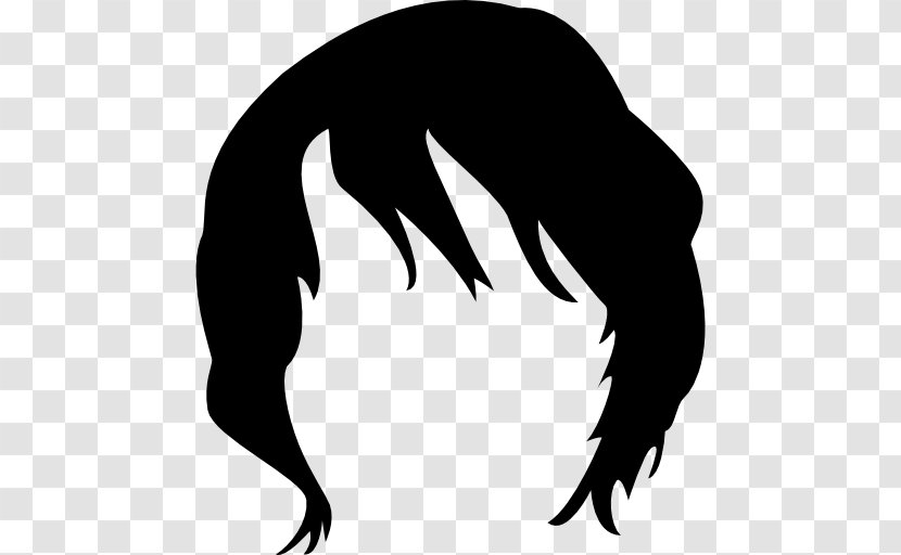 Hairstyle Black Hair Wig - Shapes Transparent PNG