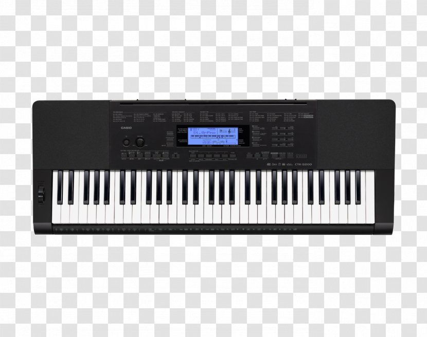 Casio CTK-4200 Electronic Keyboard Sound Synthesizers Musical - Synthesizer - Key Transparent PNG