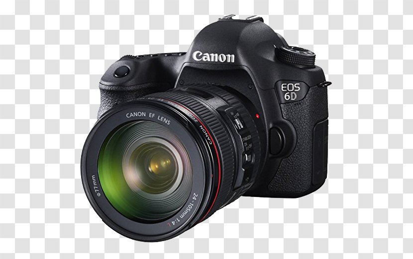Canon EOS 6D EF Lens Mount 24–105mm Full-frame Digital SLR - Cameras Optics - Camera Transparent PNG