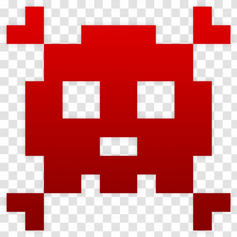 Area Rectangle Square Pattern - Red - Skulls Transparent PNG