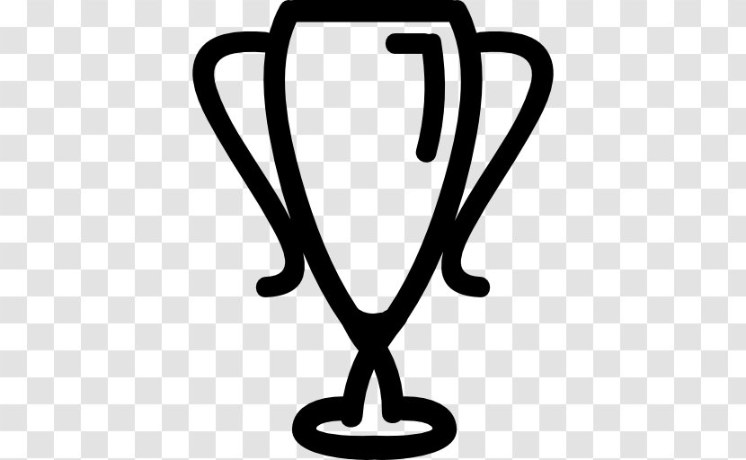 Drawing Trophy Clip Art - Black And White Transparent PNG