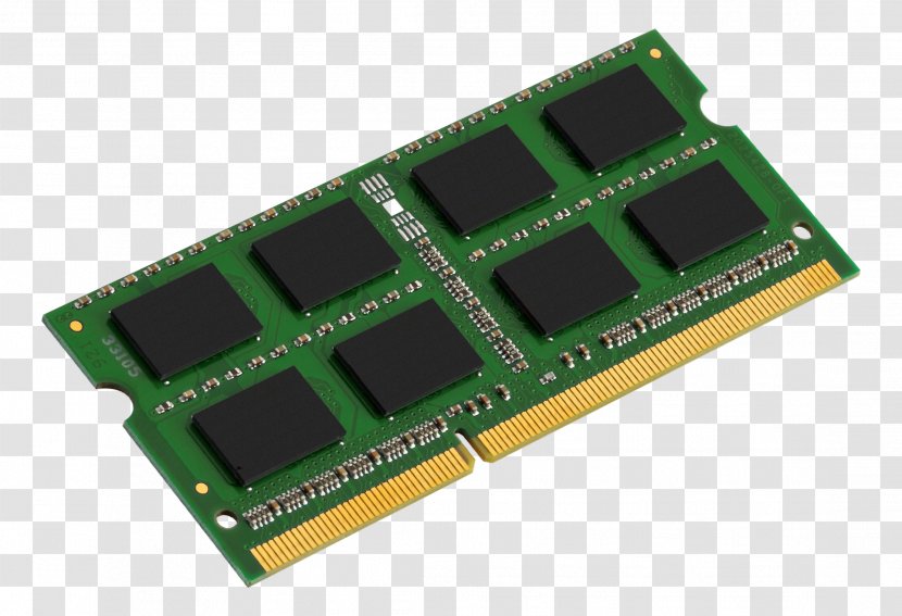 Laptop DDR3 SDRAM SO-DIMM Memory Module - Circuit Component Transparent PNG