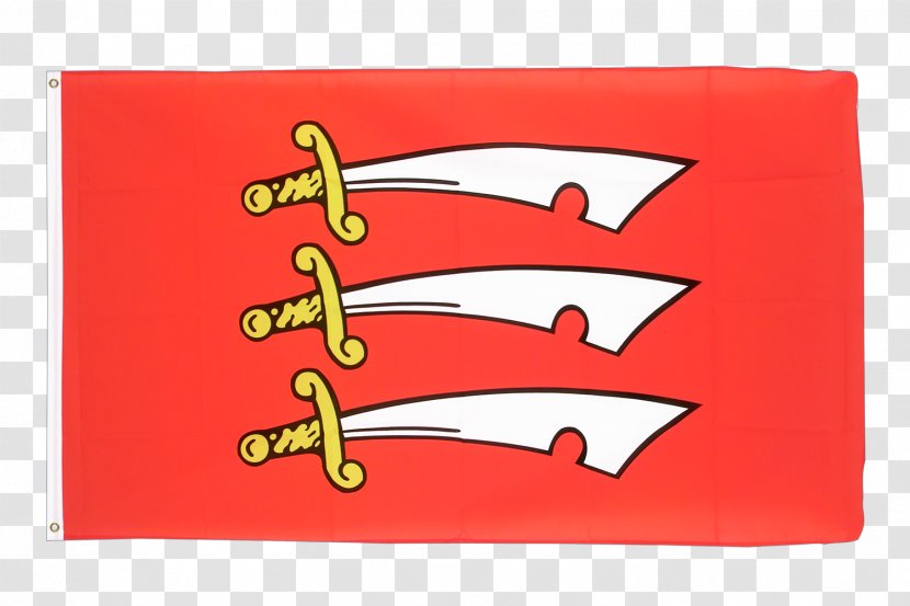 Flag Of Essex The United Kingdom Fahne Transparent PNG