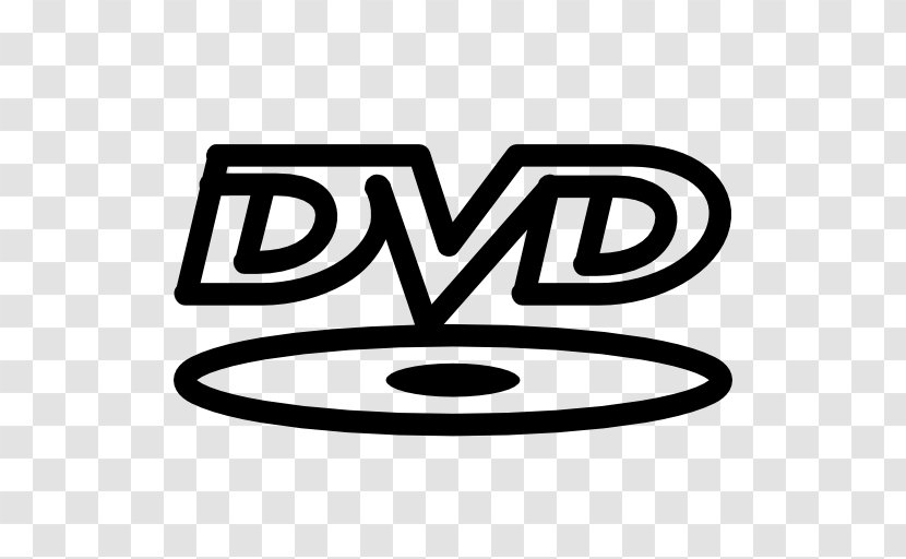 DVD Compact Disc Logo - Black And White - Dvd Transparent PNG