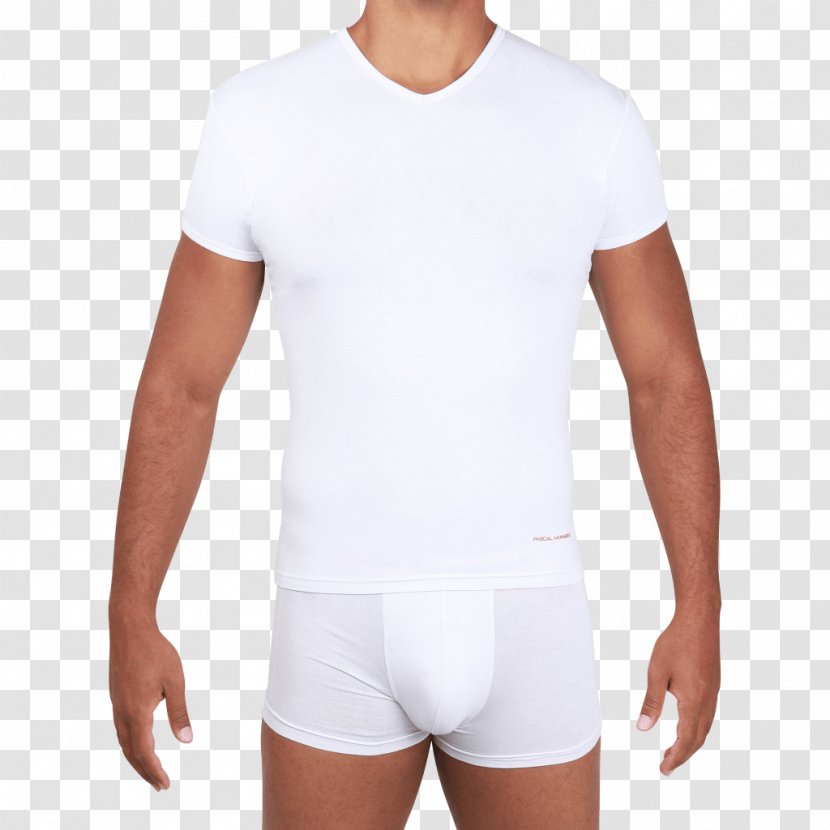 Man In Whitet-Shirt Image - Watercolor - Heart Transparent PNG