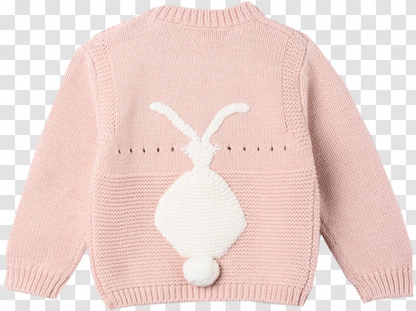 Cardigan Wool Shoulder Sleeve Pink M - Baby Jumper Transparent PNG
