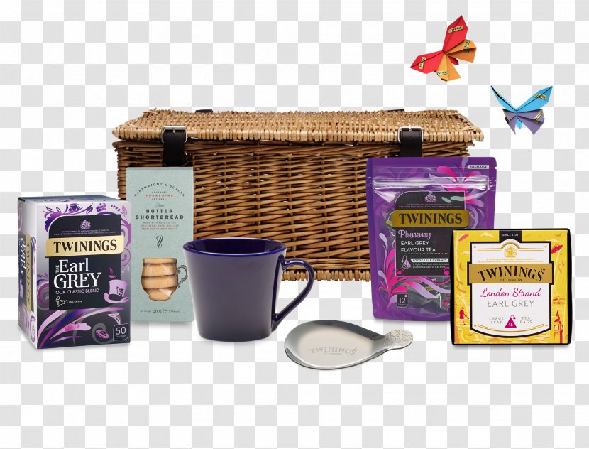 Earl Grey Tea Twinings Strand Food Gift Baskets Bag - Purple Transparent PNG