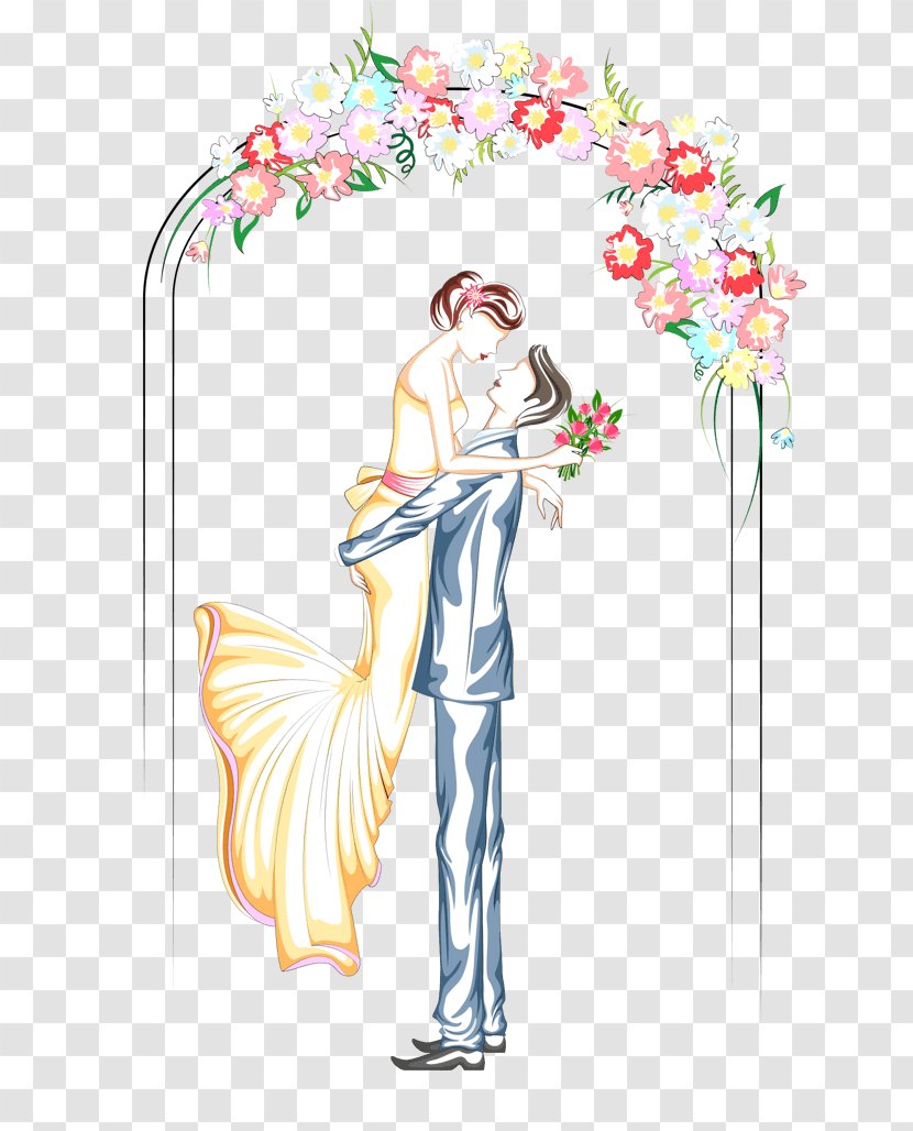 Illustration Drawing Vector Graphics Marriage Wedding - Model Sheet Transparent PNG