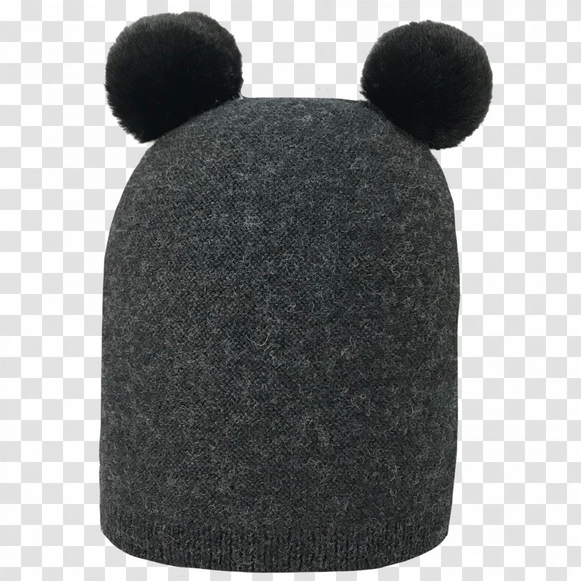 Headgear Cap Fur Wool Black M - Seamless Transparent PNG