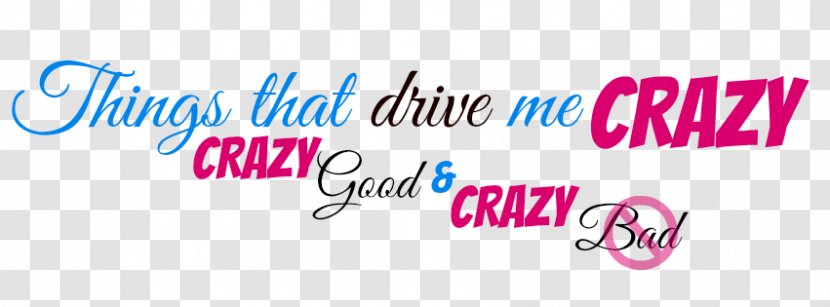 Logo Brand Bad Things Font - Quotation - Crazy Driver Transparent PNG