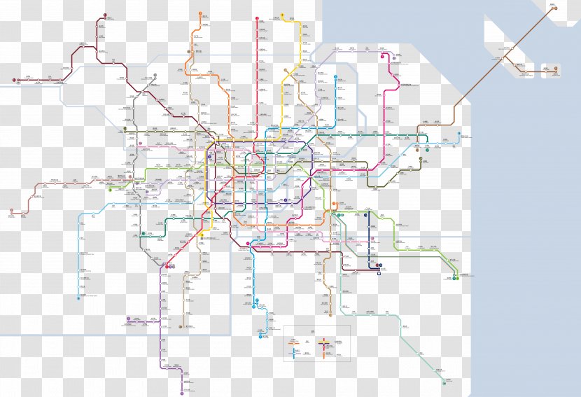 Rapid Transit Line 2 Map 11 Shanghai Metro - Public Transport Timetable - Taobao Home Transparent PNG