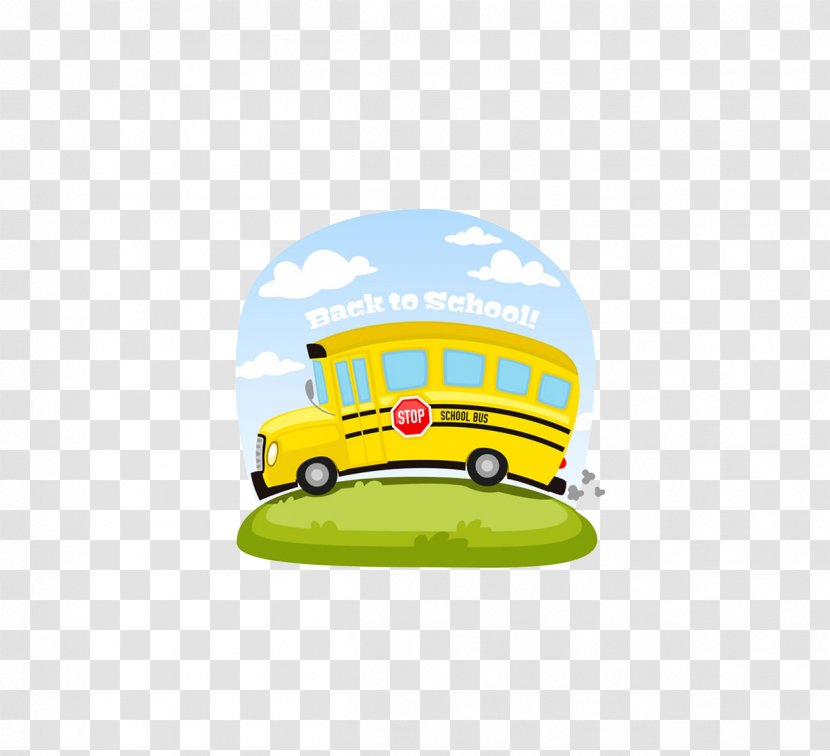 School Bus Euclidean Vector - Logo - Cartoon Transparent PNG