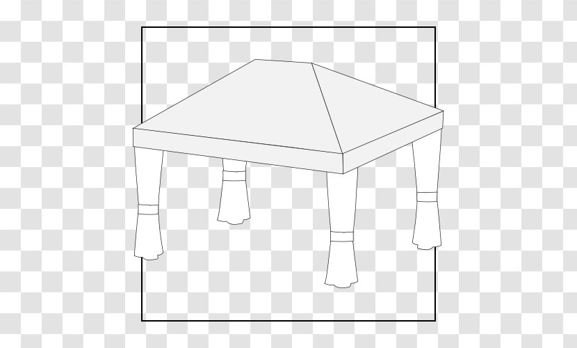 White Line Art Angle - Furniture - Design Transparent PNG