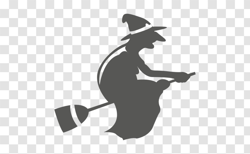 Broom T-shirt Logo Witch - Hand Transparent PNG