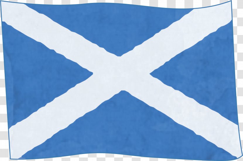 Flag Of Scotland Royal Banner Saltire - Blue Transparent PNG