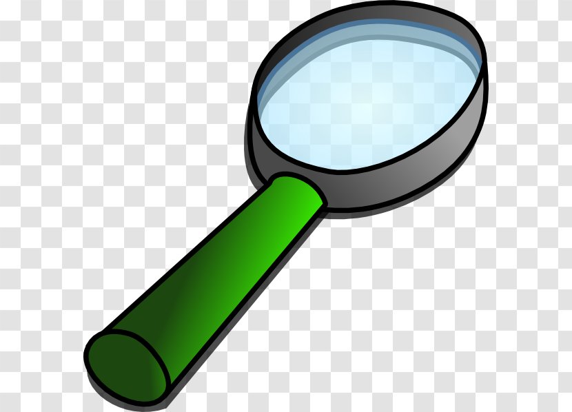 Magnifying Glass Cartoon - Office Instrument Magnifier Transparent PNG