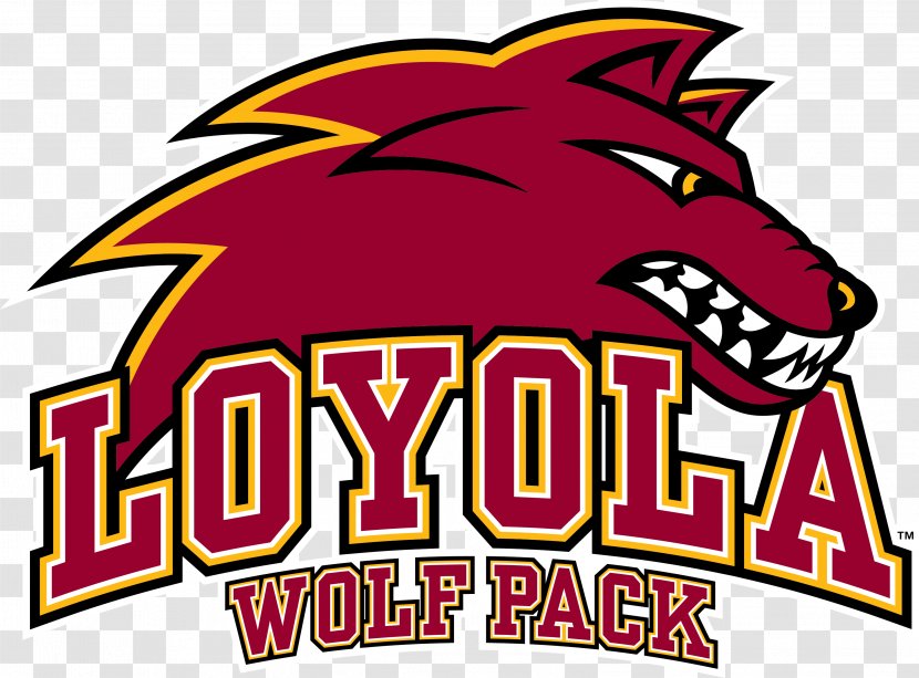 Loyola University New Orleans Wolf Pack Men's Basketball Women's Logo Chicago - Mascot Transparent PNG