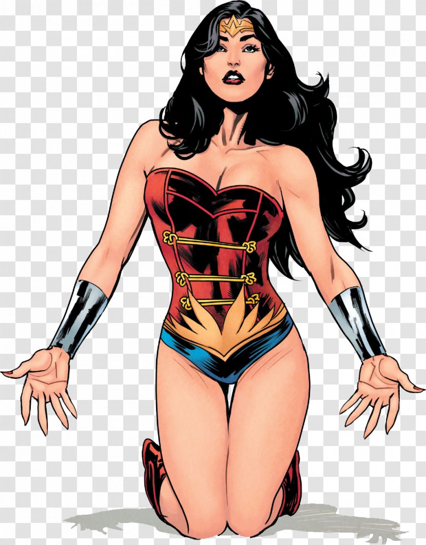 Diana Prince Wonder Woman: Earth One Vol. 1 Female Comics - Silhouette - Women Transparent PNG