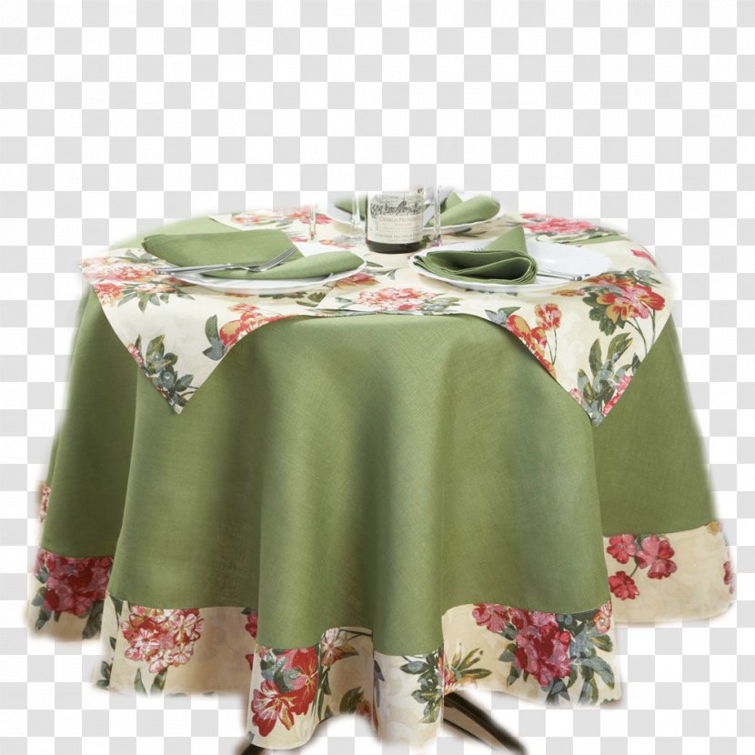 Tablecloth Cloth Napkins Towel Textile - Dining Room Transparent PNG