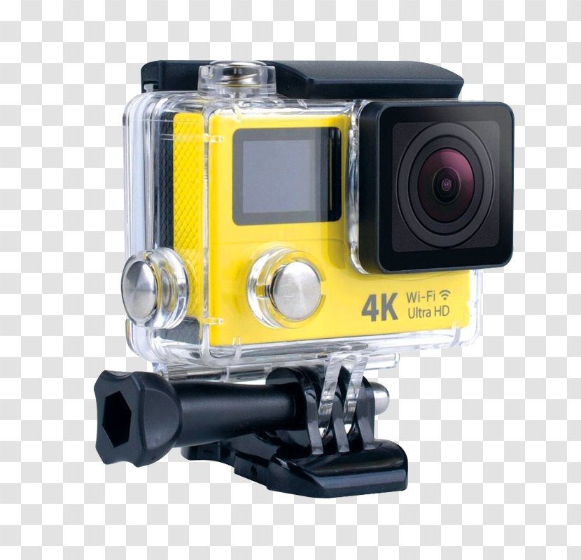 Action Camera 1080p Video Cameras 4K Resolution - Lens Transparent PNG