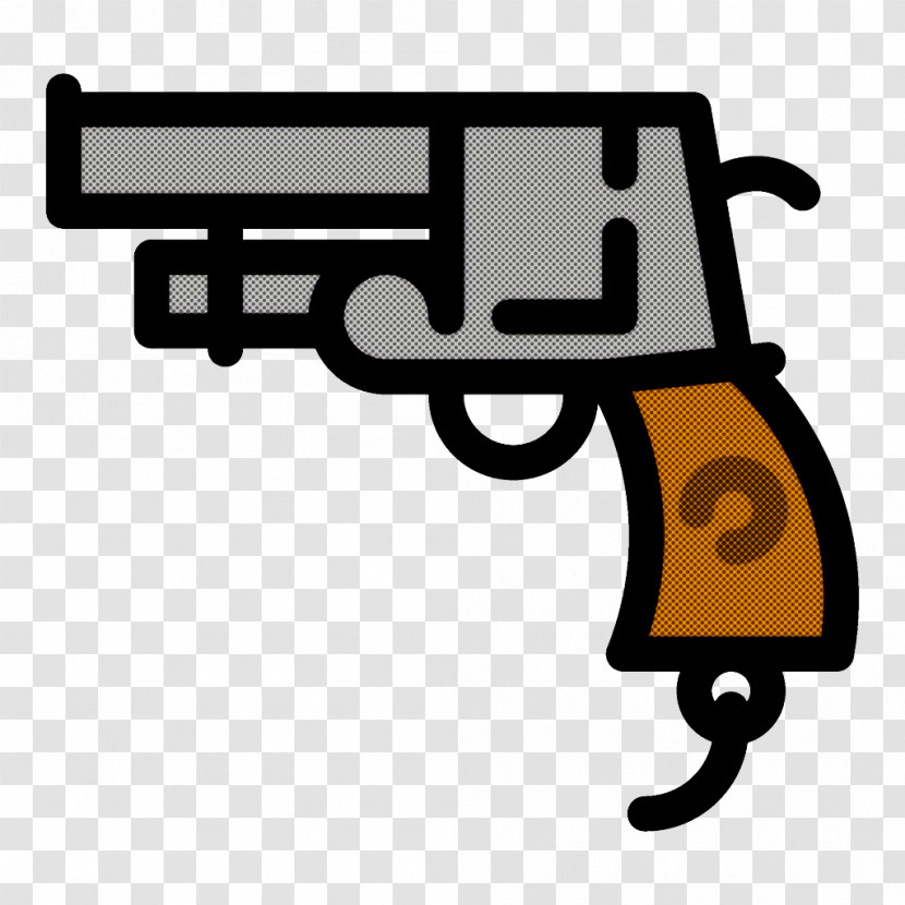 Gun Line Font Trigger Symbol Transparent PNG