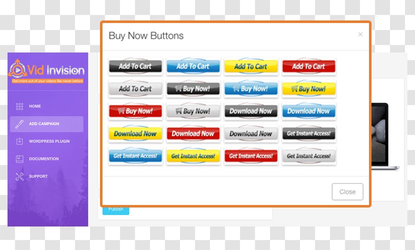 Computer Program HTML5 Video Player - Software - Buy Button Transparent PNG