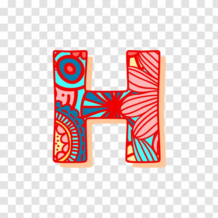 Letter H - Pattern Transparent PNG