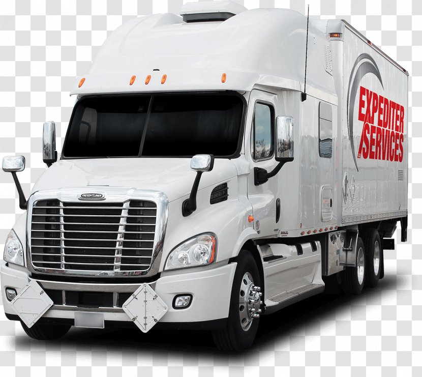 Car Semi-trailer Truck Van Freightliner Trucks - Trailer Transparent PNG