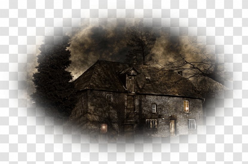 Haunted House Gothic Fiction Ghost Story The Woman In Black - Haunting - Living Room Stone Wall Candles Transparent PNG