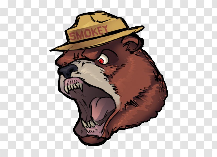 Smokey Bear Grizzly Clip Art - Tree Transparent PNG