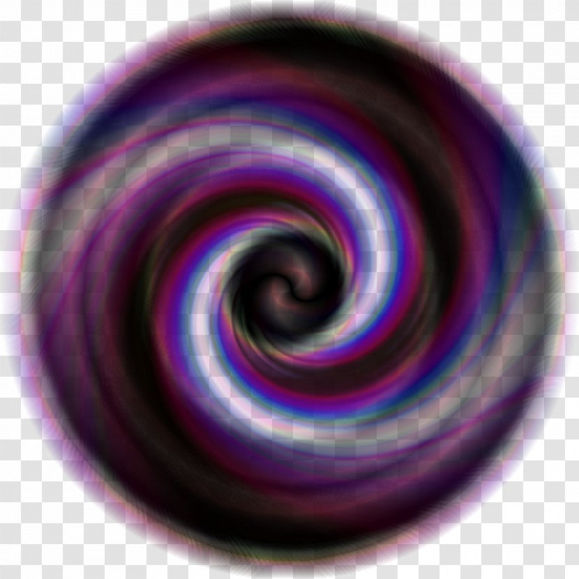 Clip Art - Vortex - Purple Circular Swirl Transparent PNG