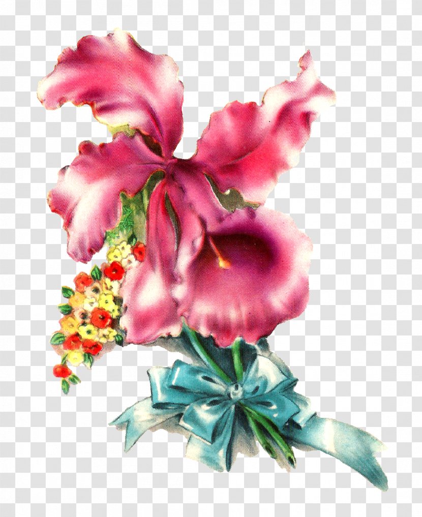 Flower Bouquet Floral Design Greeting & Note Cards Clip Art - Antique Transparent PNG